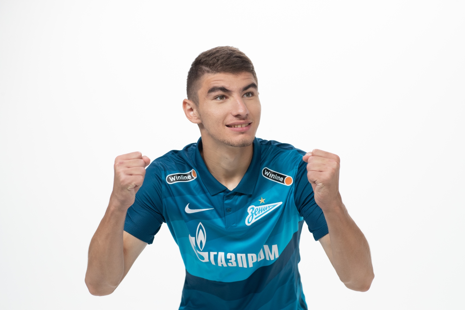 Фотосессия футболистов и тренеров основного состава ФК «Зенит» сезона 2020/21