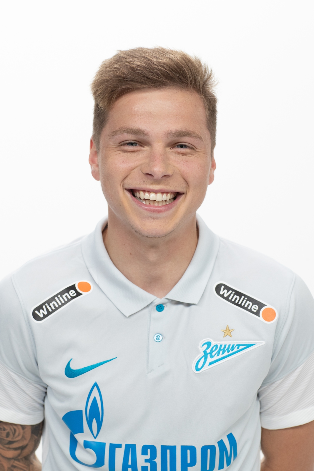 Фотосессия футболистов и тренеров основного состава ФК «Зенит» сезона 2020/21