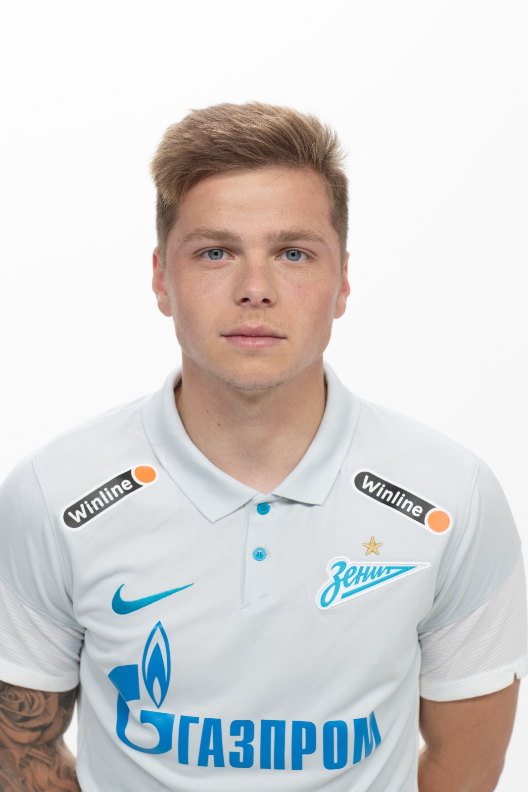 Фотосессия футболистов и тренеров основного состава ФК «Зенит» сезона 2020/21