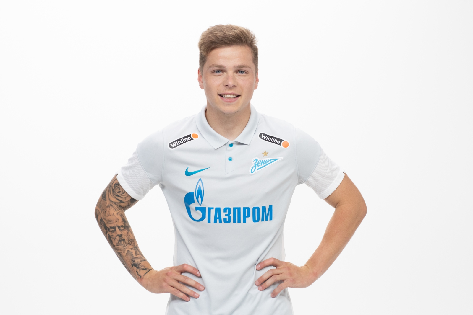 Фотосессия футболистов и тренеров основного состава ФК «Зенит» сезона 2020/21