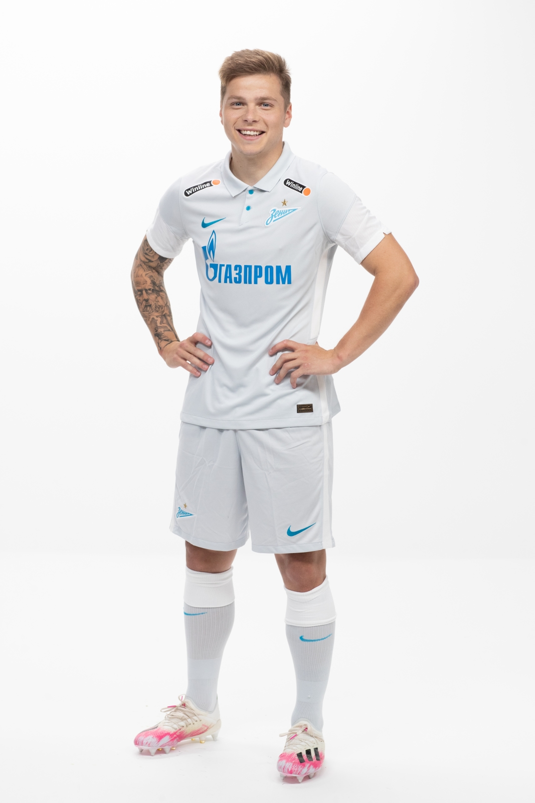 Фотосессия футболистов и тренеров основного состава ФК «Зенит» сезона 2020/21