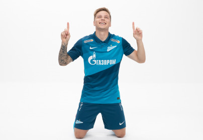 Фотосессия футболистов и тренеров основного состава ФК «Зенит» сезона 2020/21