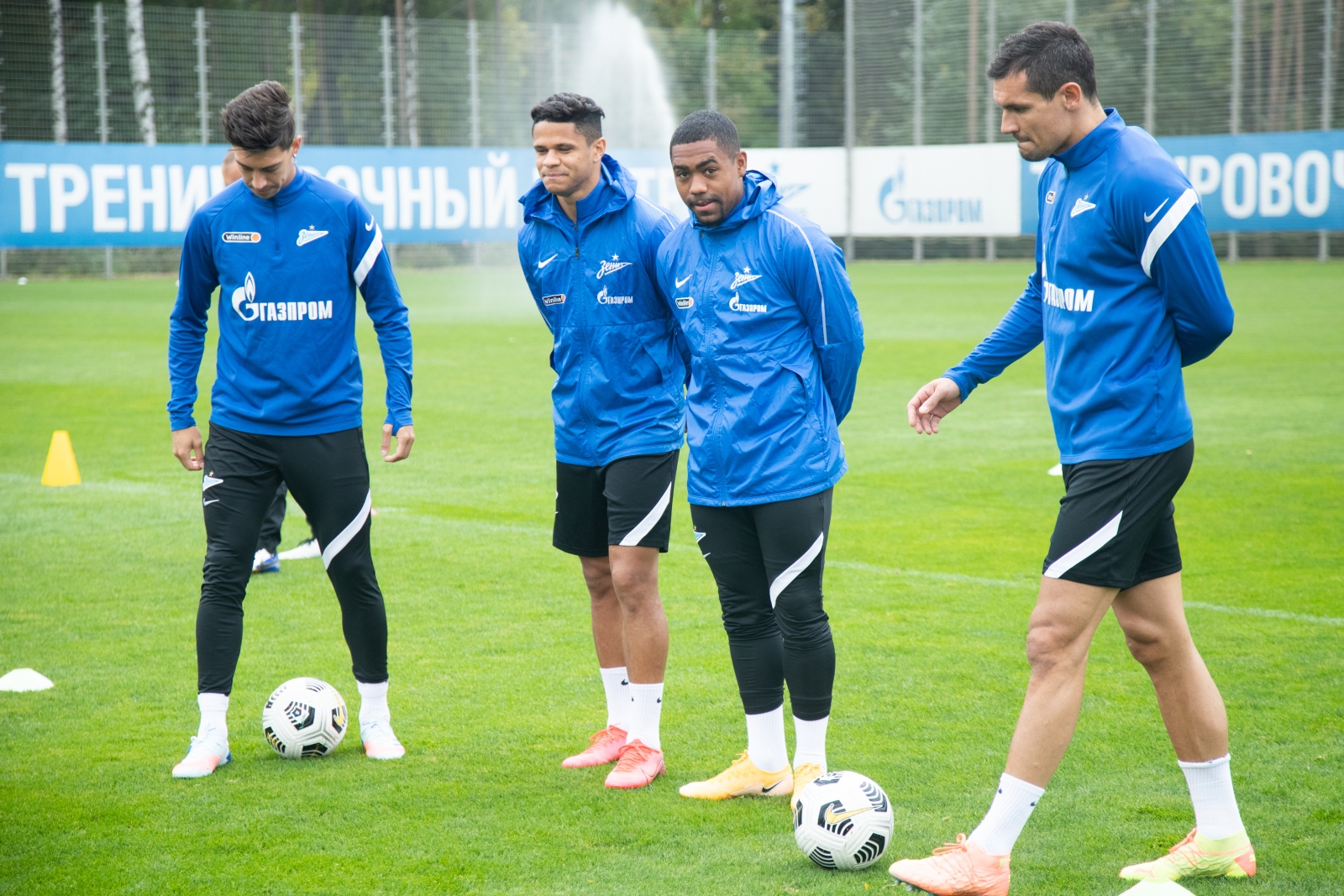Тренировка «Зенита» перед матчем с «Уфой»