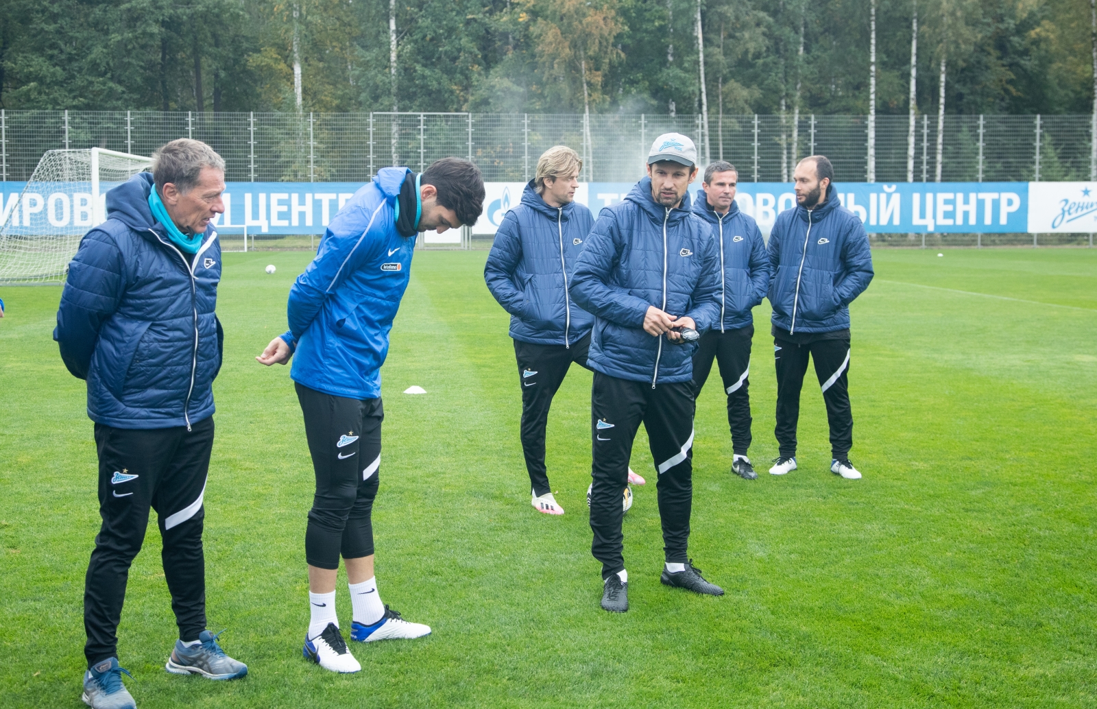 Тренировка «Зенита» перед матчем с «Уфой»