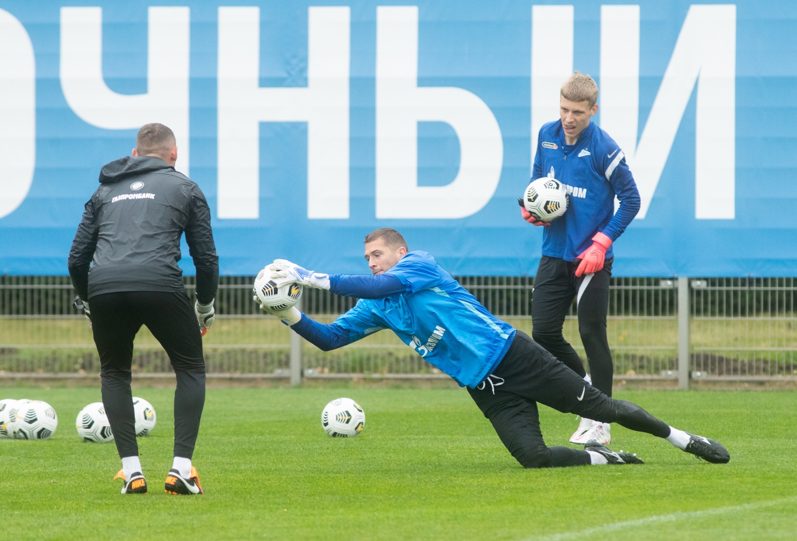 Тренировка «Зенита» перед матчем с «Уфой»