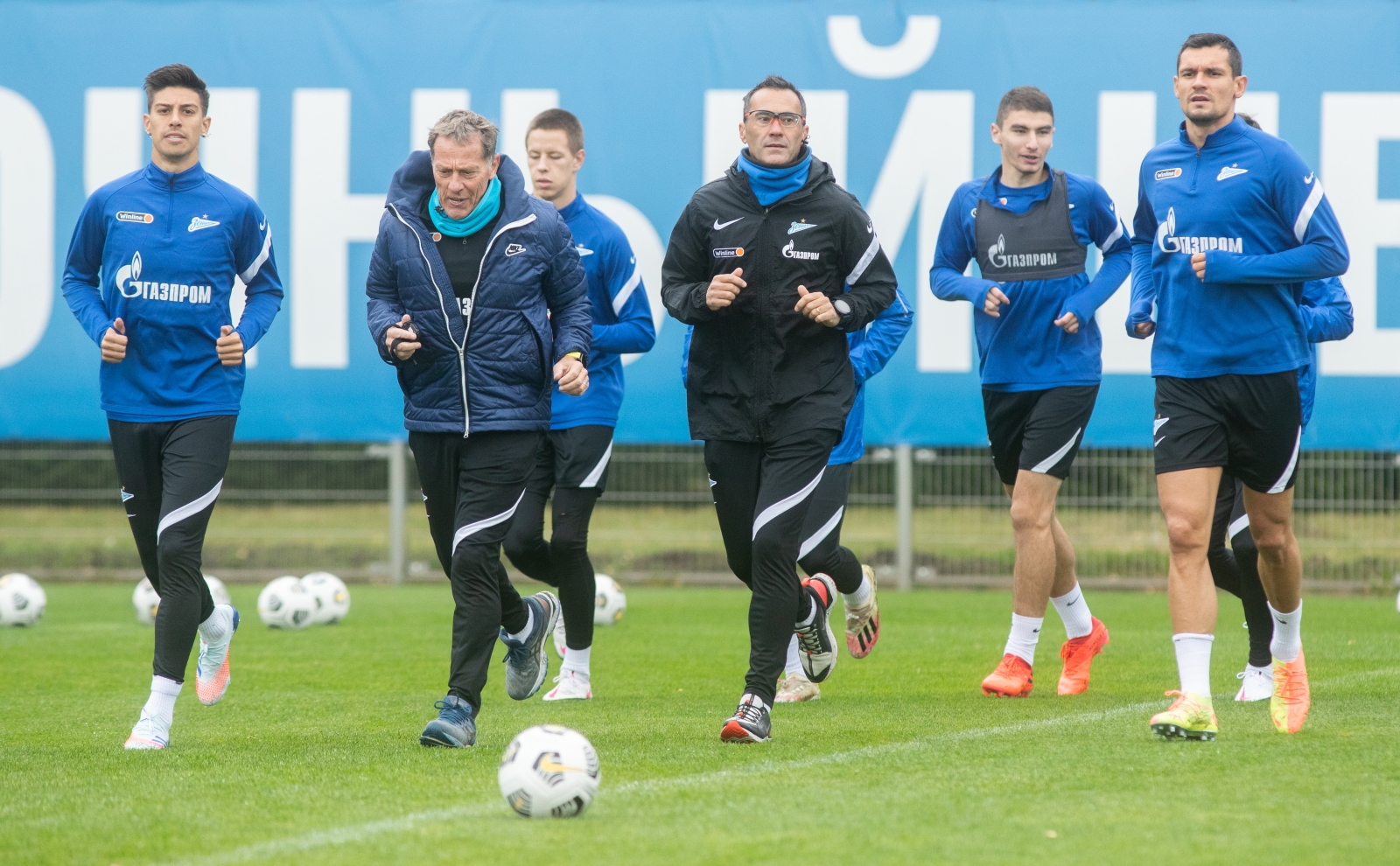 Тренировка «Зенита» перед матчем с «Уфой»