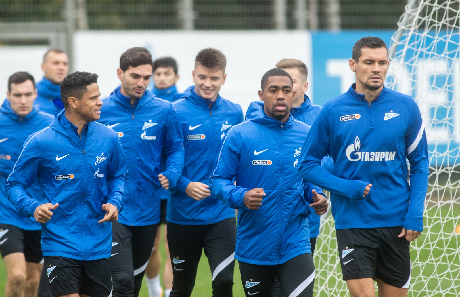 Тренировка «Зенита» перед матчем с «Уфой»