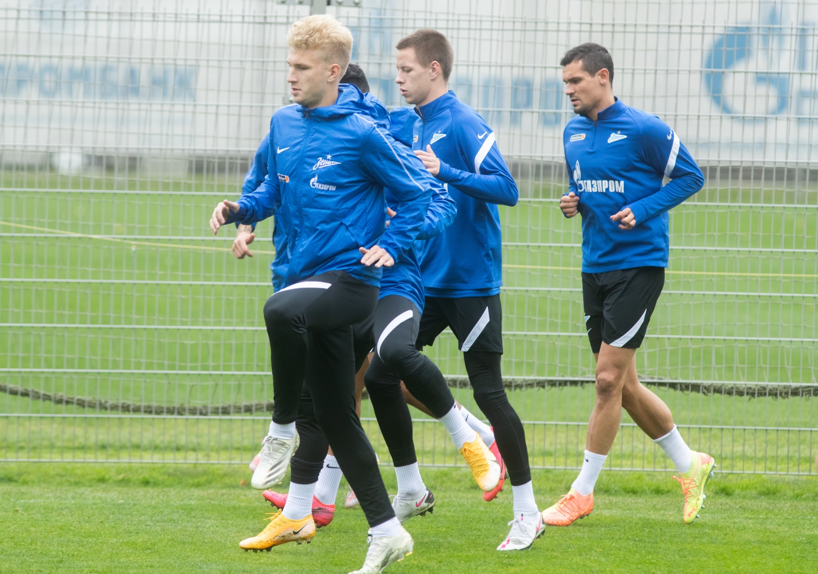 Тренировка «Зенита» перед матчем с «Уфой»
