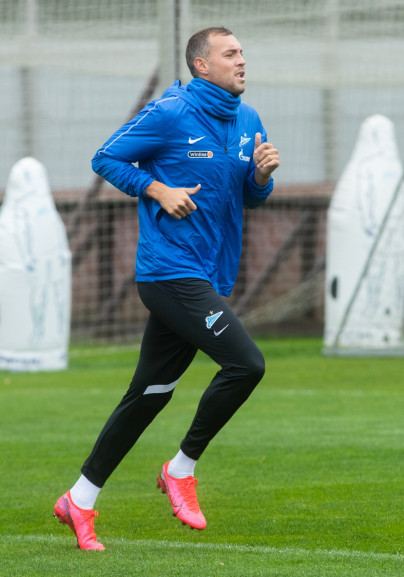 Тренировка «Зенита» перед матчем с «Уфой»