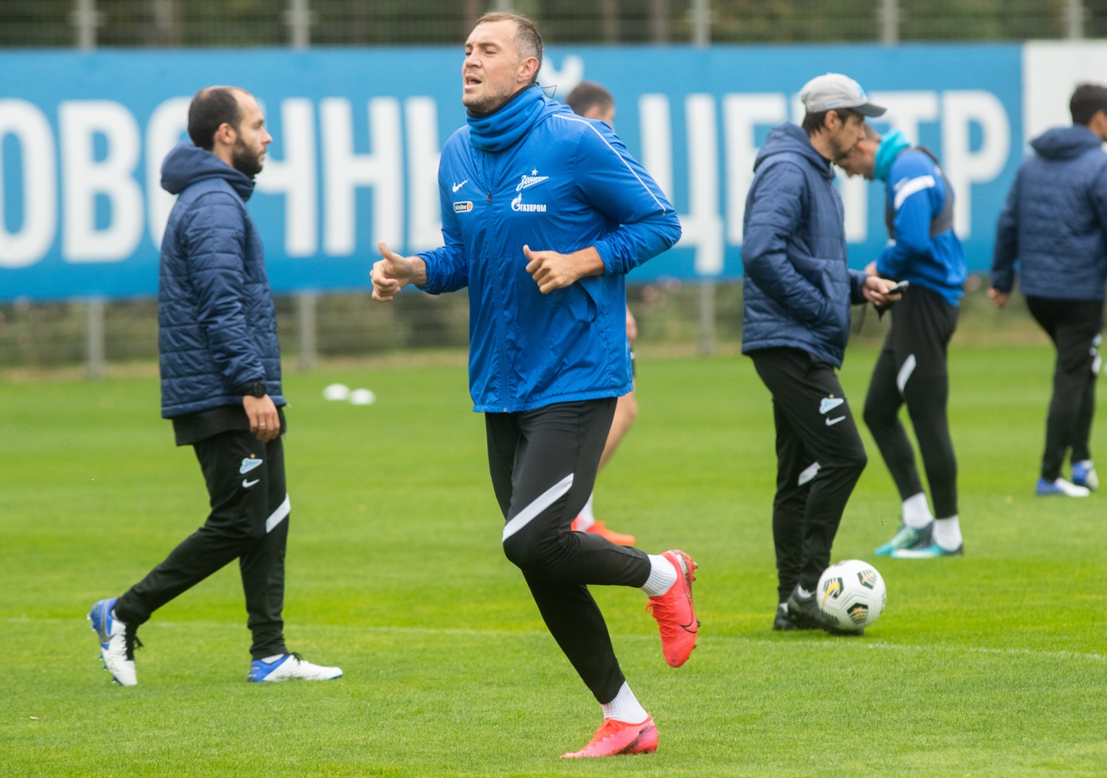 Тренировка «Зенита» перед матчем с «Уфой»