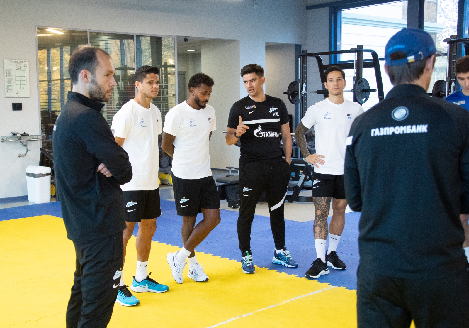 Первая тренировка Вендела в «Зените»