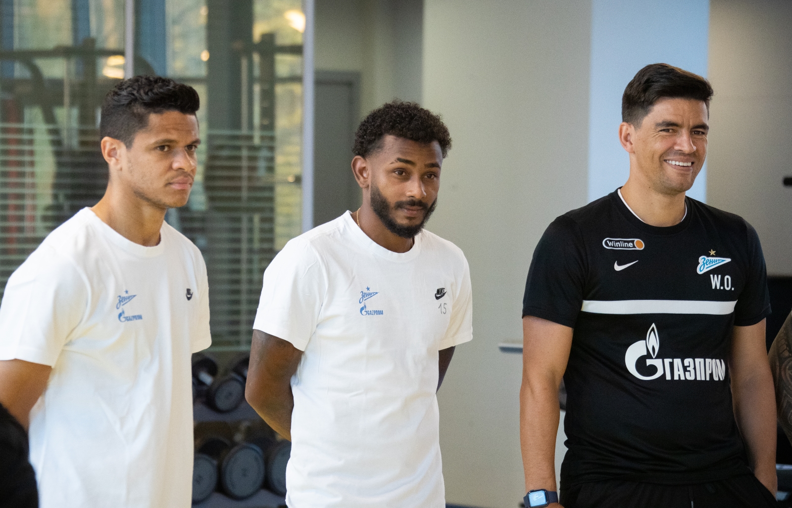 Первая тренировка Вендела в «Зените»