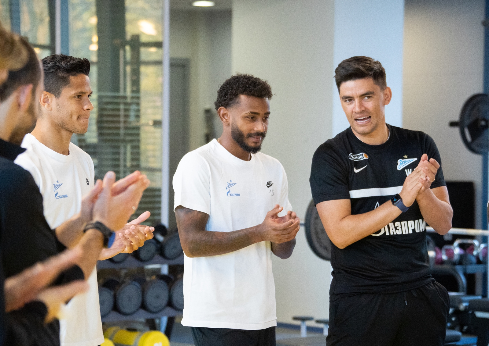 Первая тренировка Вендела в «Зените»