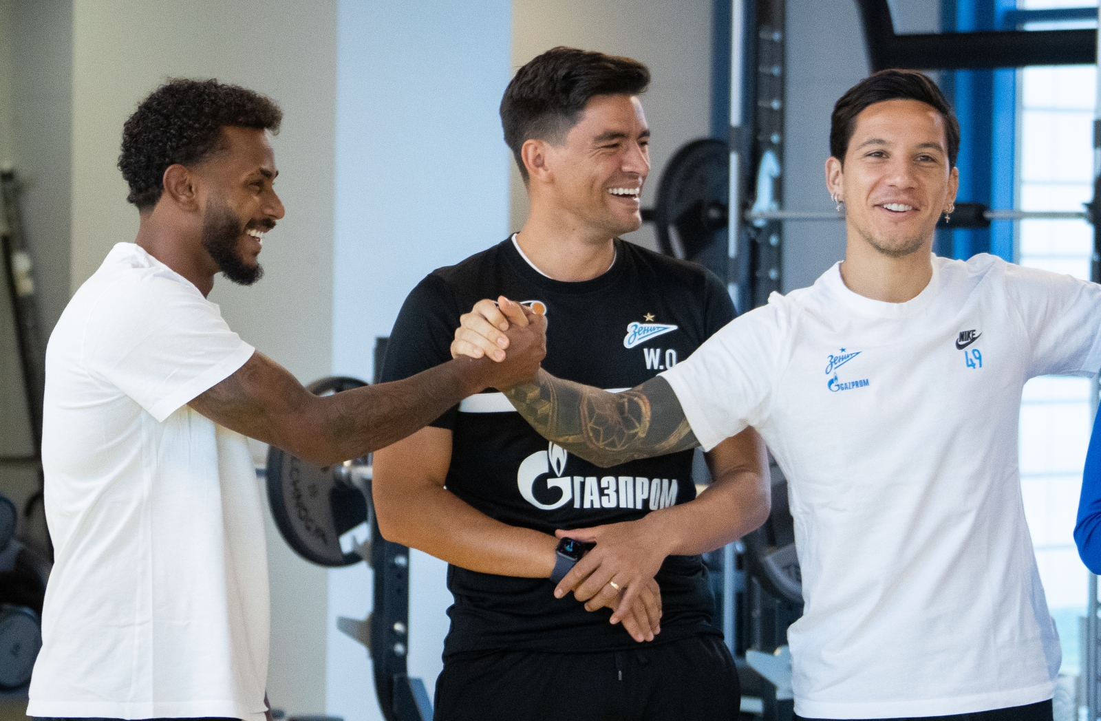 Первая тренировка Вендела в «Зените»