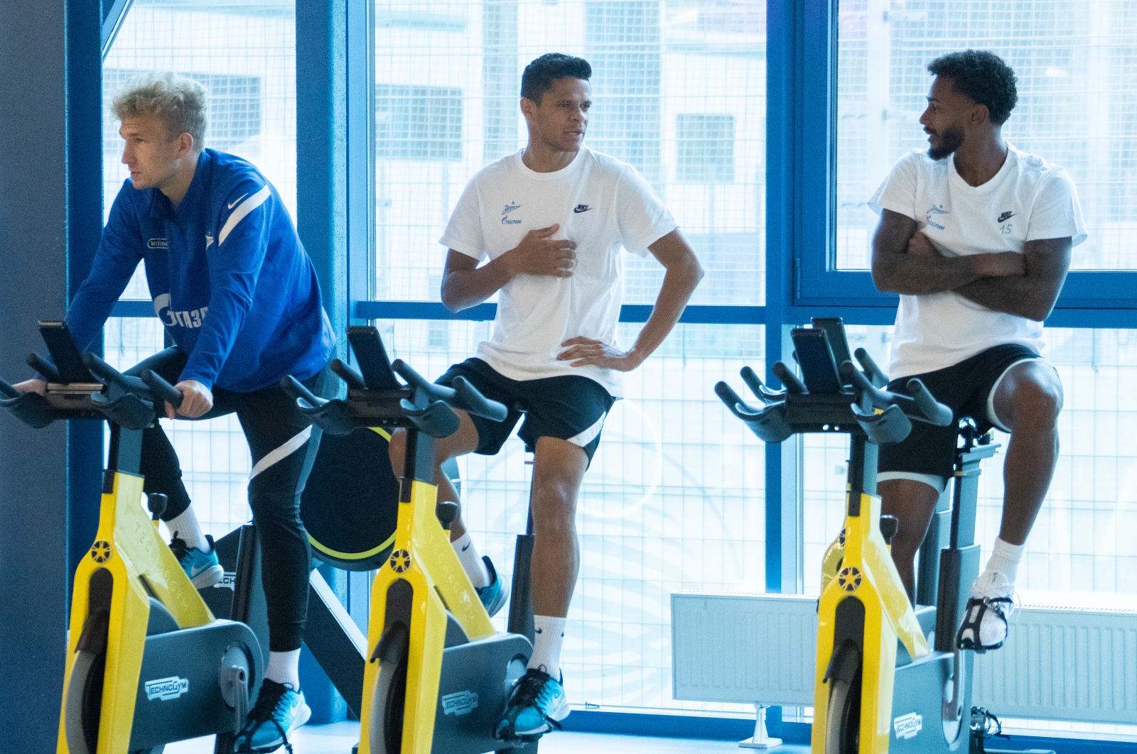 Первая тренировка Вендела в «Зените»