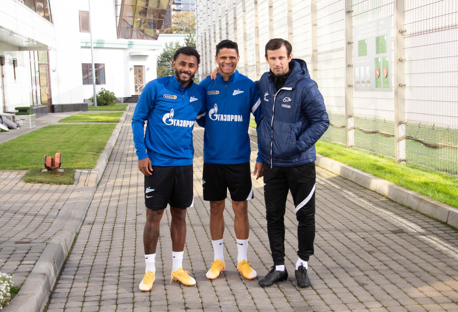 Первая тренировка Вендела в «Зените»