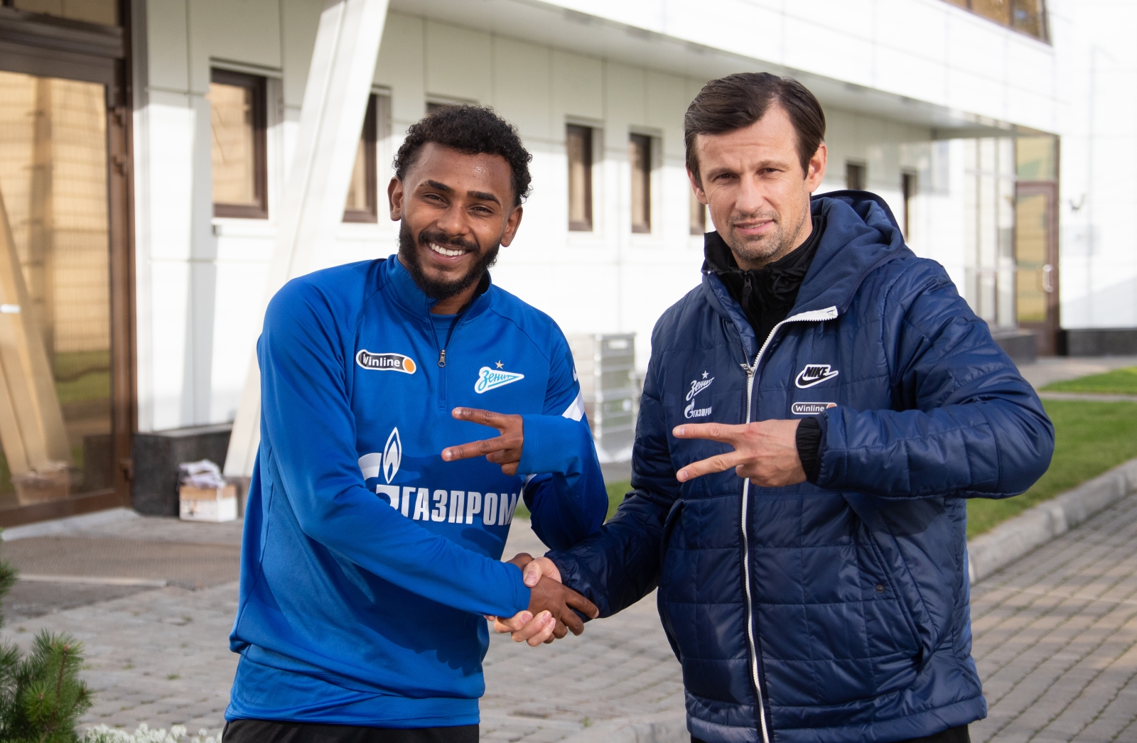 Первая тренировка Вендела в «Зените»