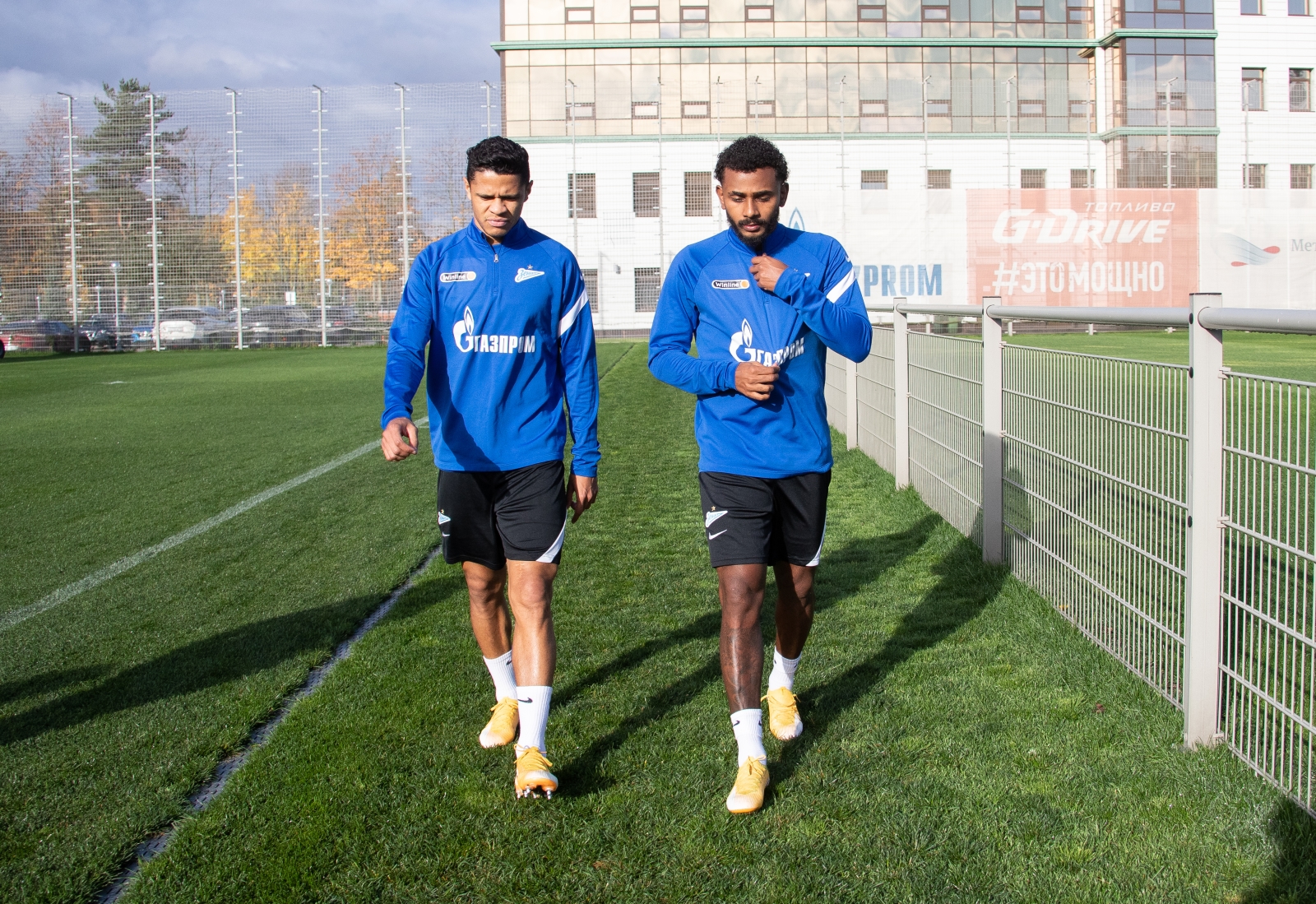 Первая тренировка Вендела в «Зените»