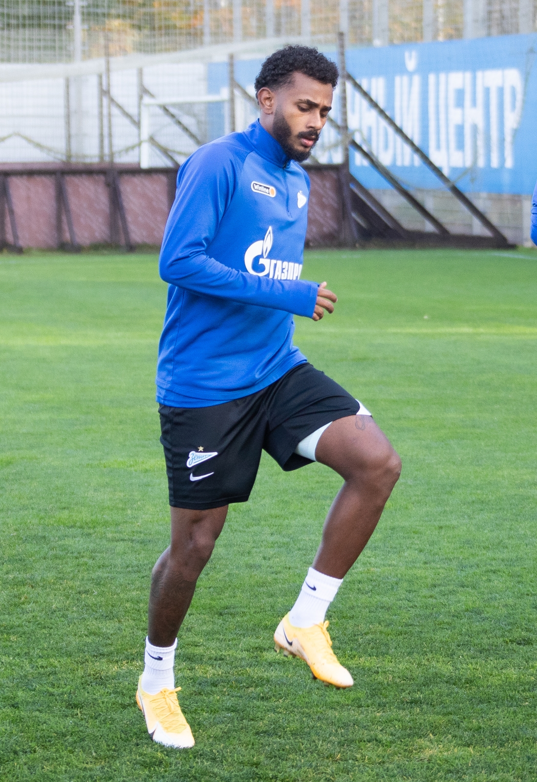 Первая тренировка Вендела в «Зените»