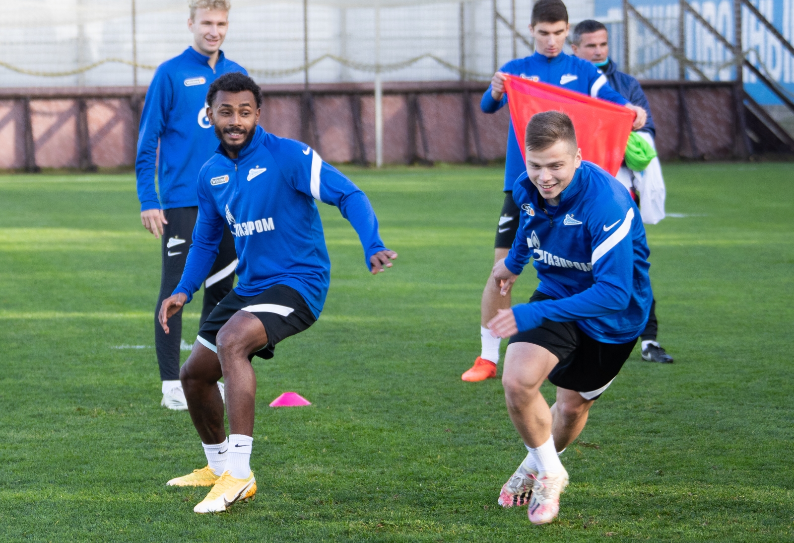 Первая тренировка Вендела в «Зените»