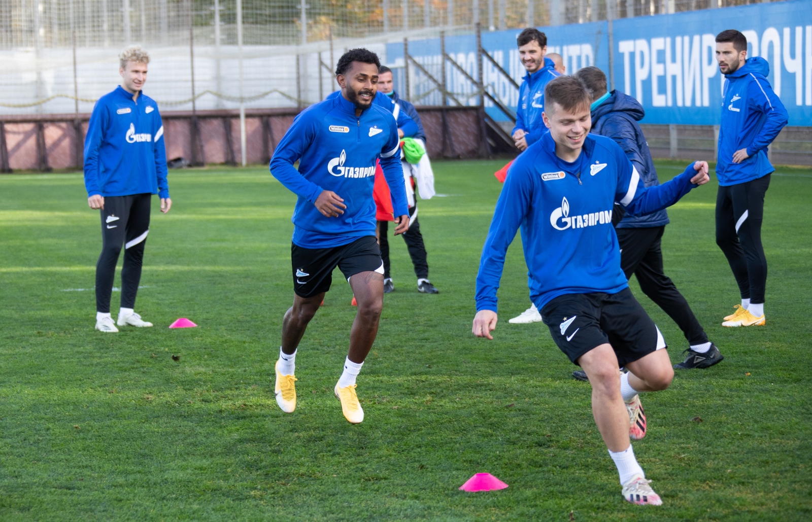 Первая тренировка Вендела в «Зените»