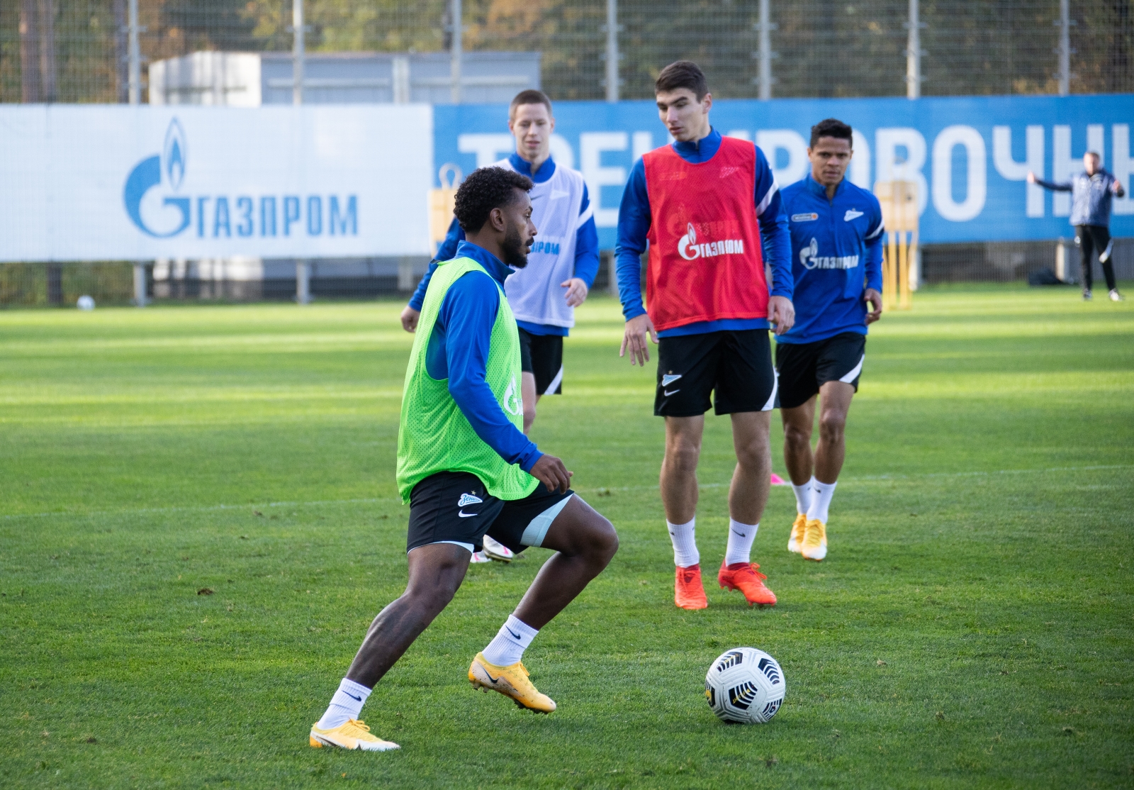Первая тренировка Вендела в «Зените»