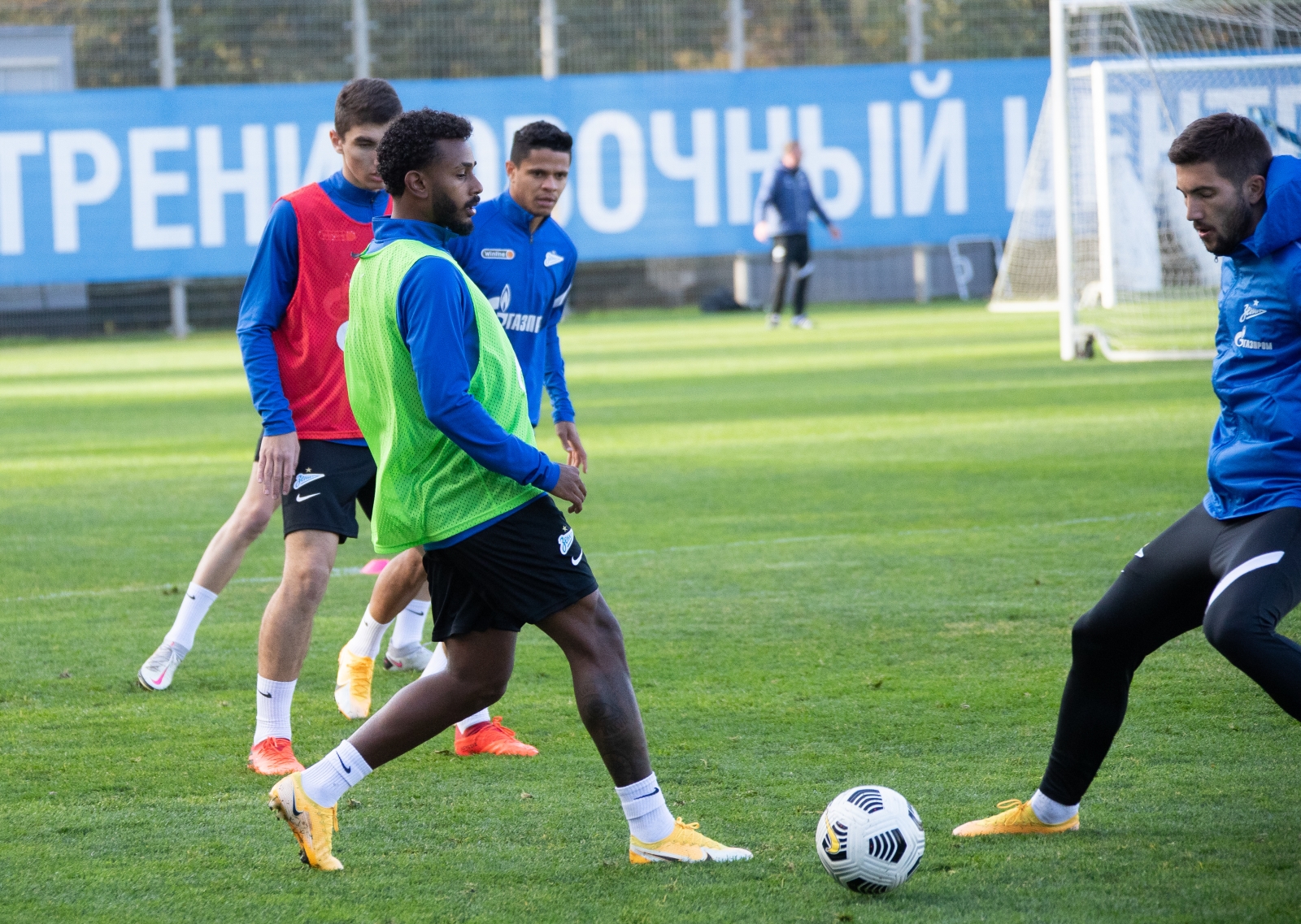 Первая тренировка Вендела в «Зените»
