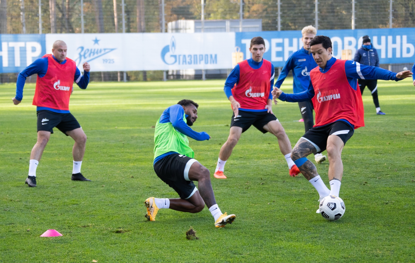 Первая тренировка Вендела в «Зените»