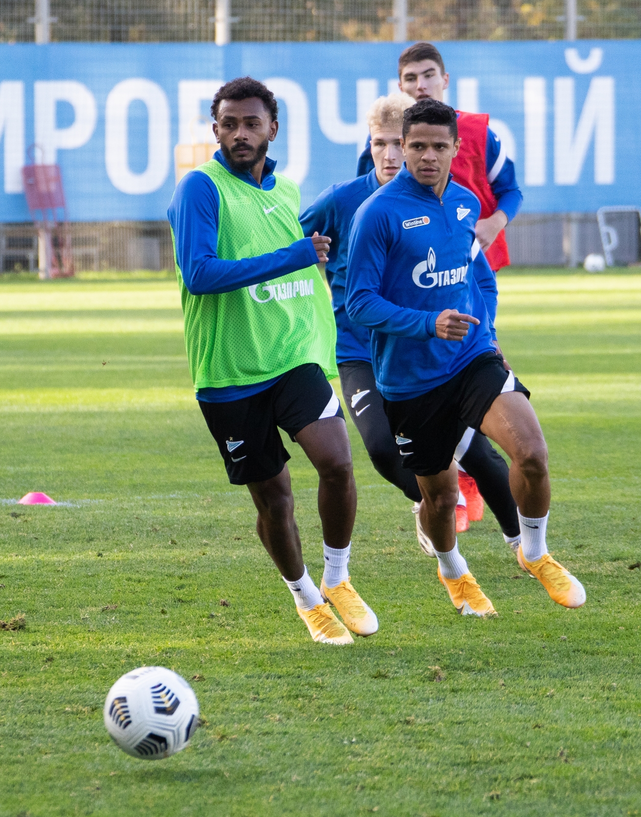 Первая тренировка Вендела в «Зените»