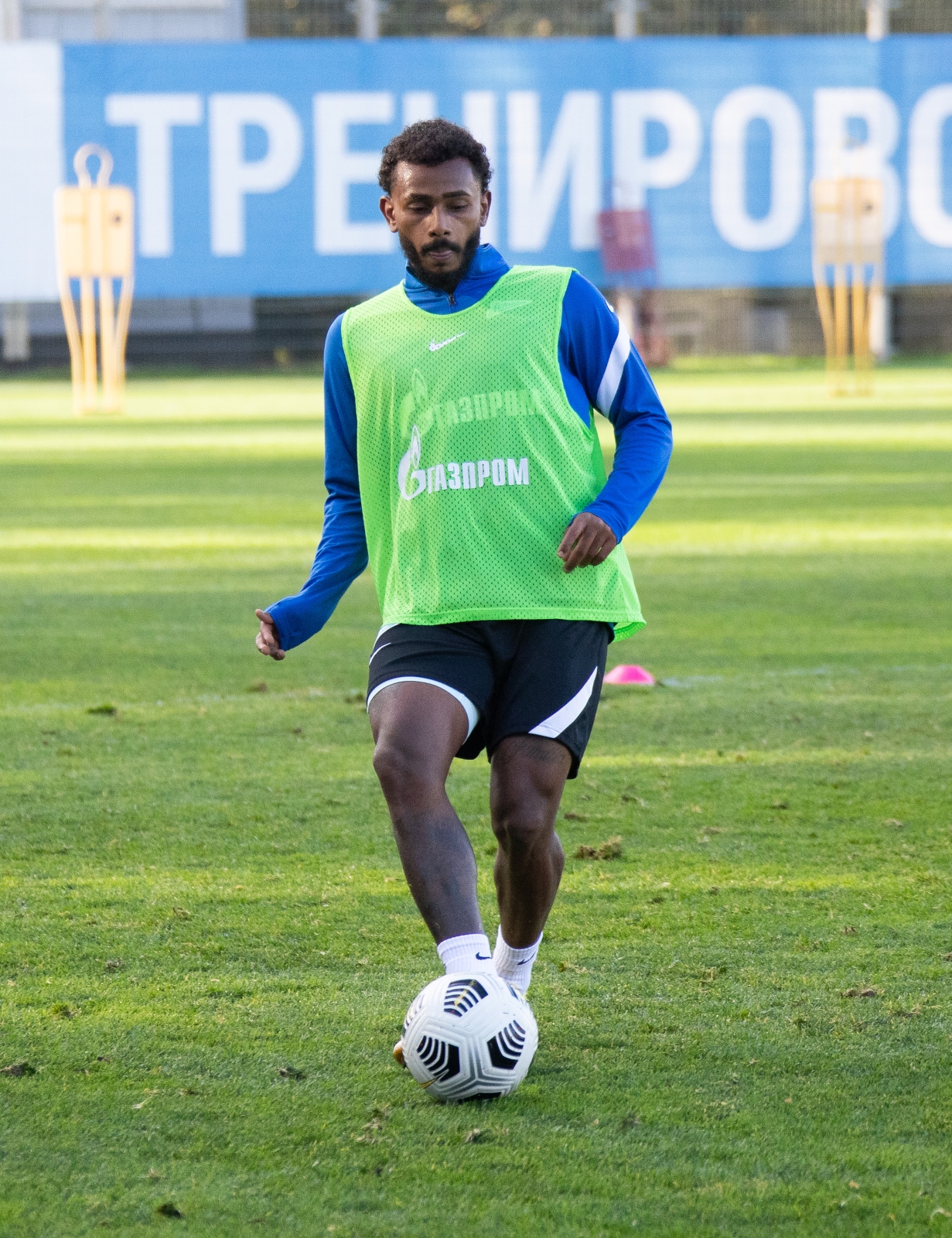 Первая тренировка Вендела в «Зените»