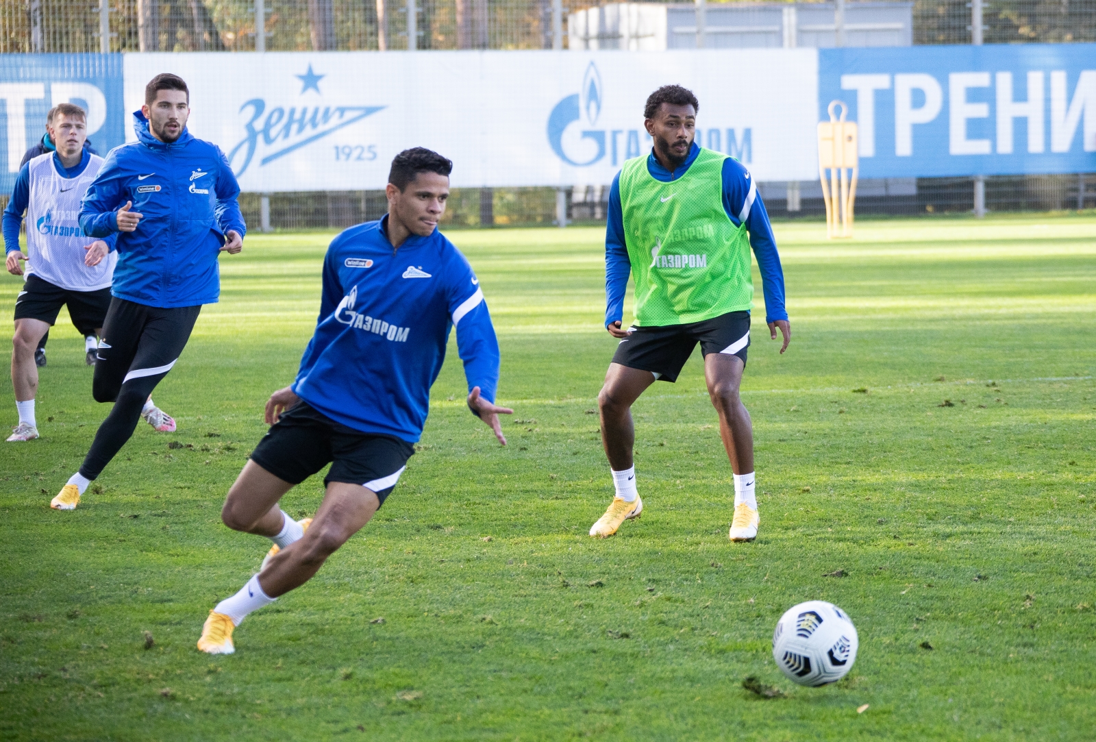 Первая тренировка Вендела в «Зените»