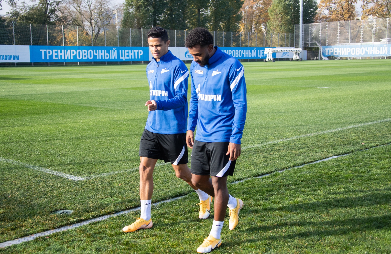 Первая тренировка Вендела в «Зените»