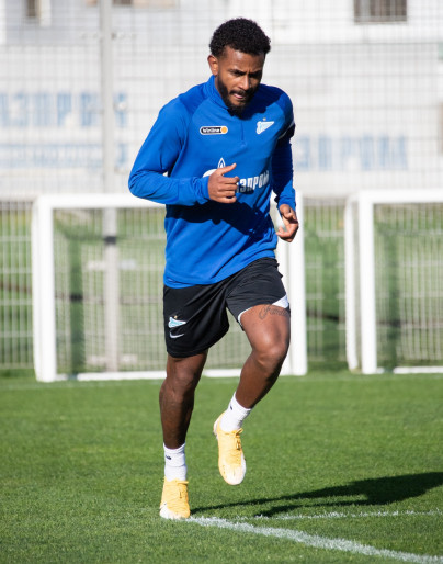 Первая тренировка Вендела в «Зените»