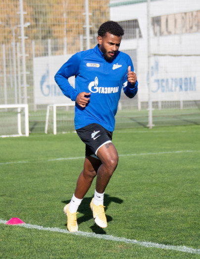 Первая тренировка Вендела в «Зените»