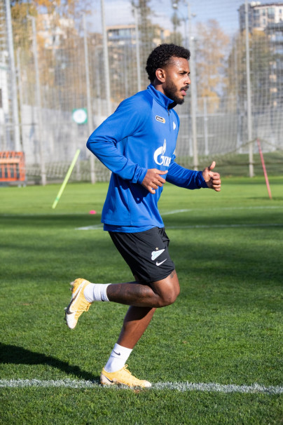 Первая тренировка Вендела в «Зените»