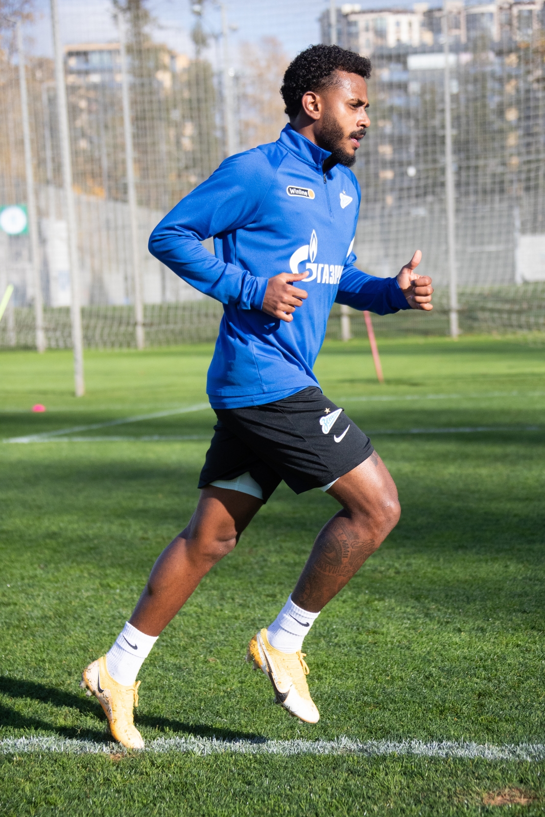 Первая тренировка Вендела в «Зените»