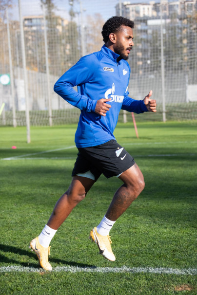 Первая тренировка Вендела в «Зените»