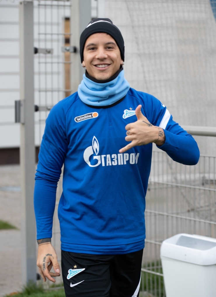 Тренировка «Зенита» перед матчем с «Сочи»