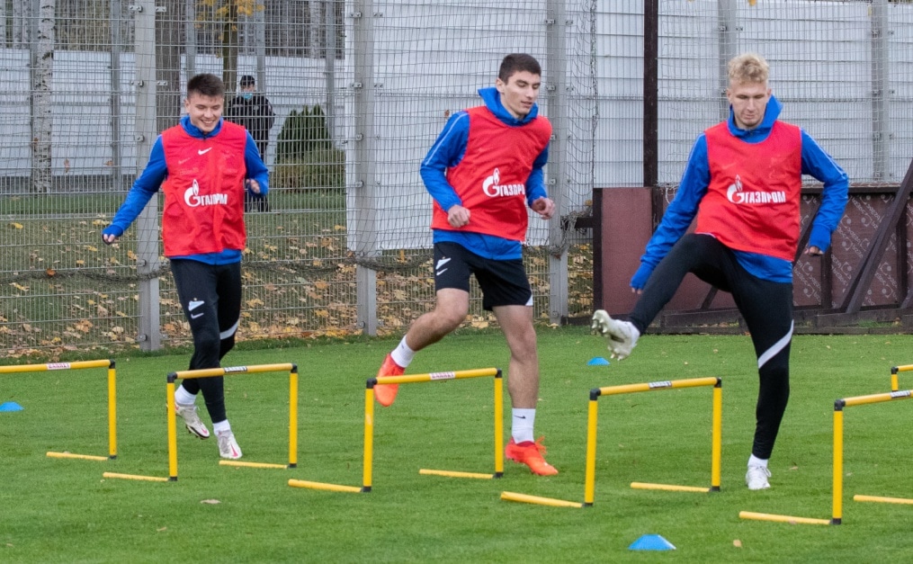 Тренировка «Зенита» перед матчем с «Сочи»