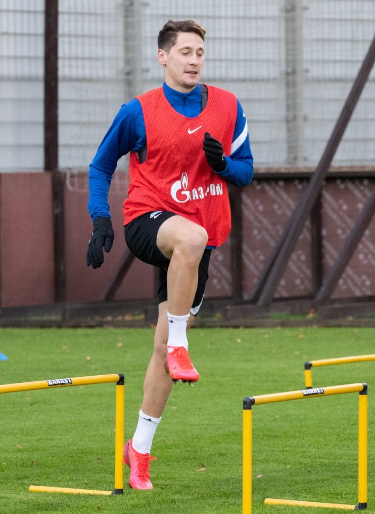 Тренировка «Зенита» перед матчем с «Сочи»