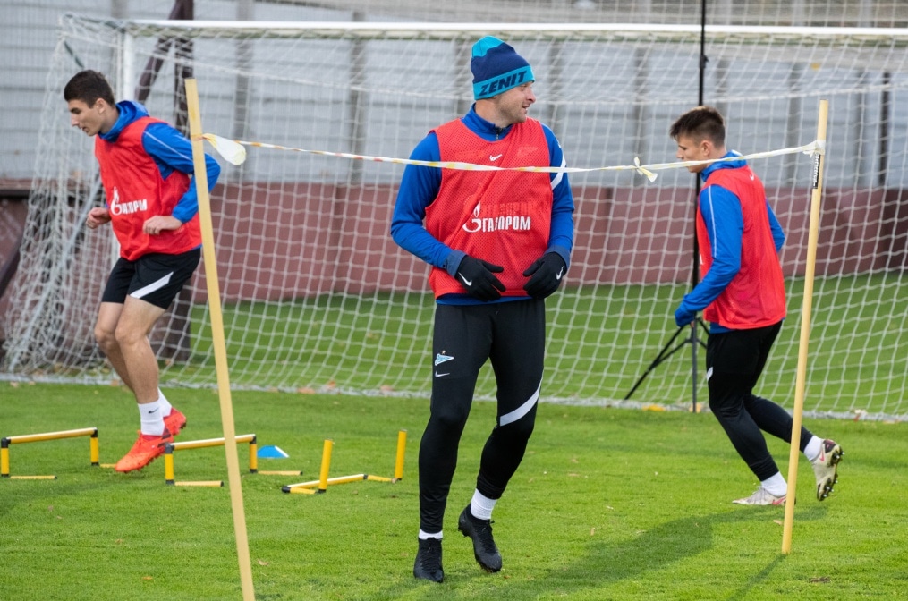 Тренировка «Зенита» перед матчем с «Сочи»