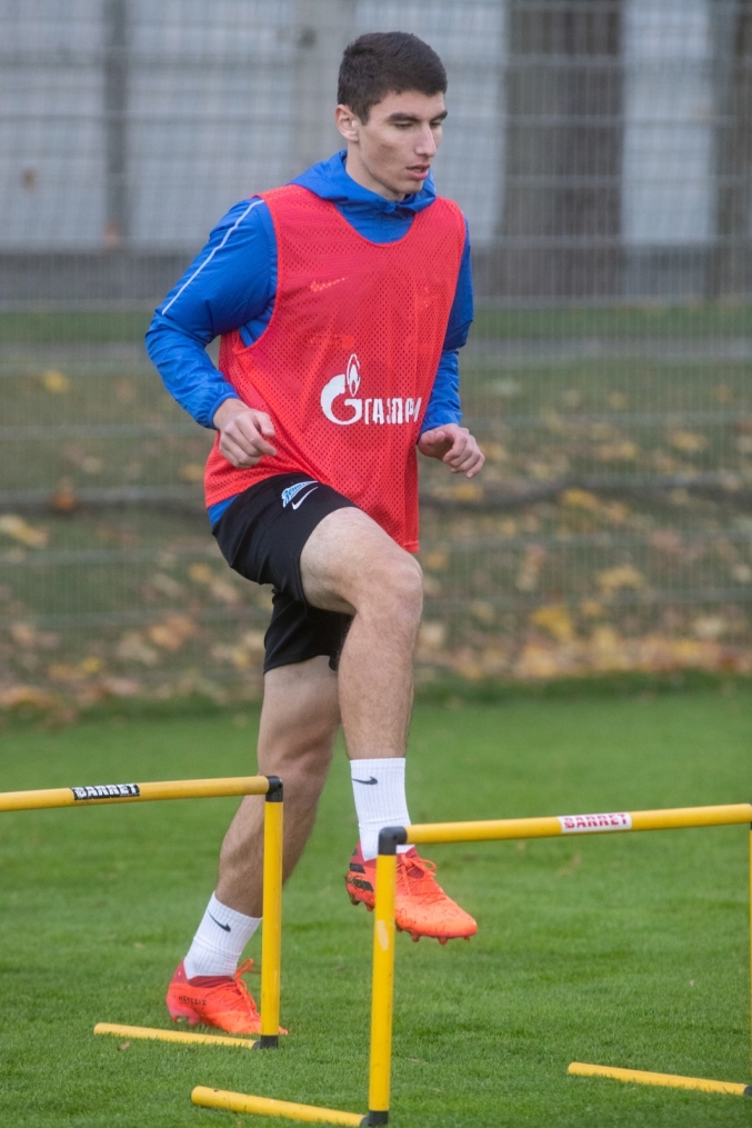 Тренировка «Зенита» перед матчем с «Сочи»