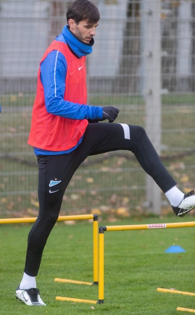 Тренировка «Зенита» перед матчем с «Сочи»