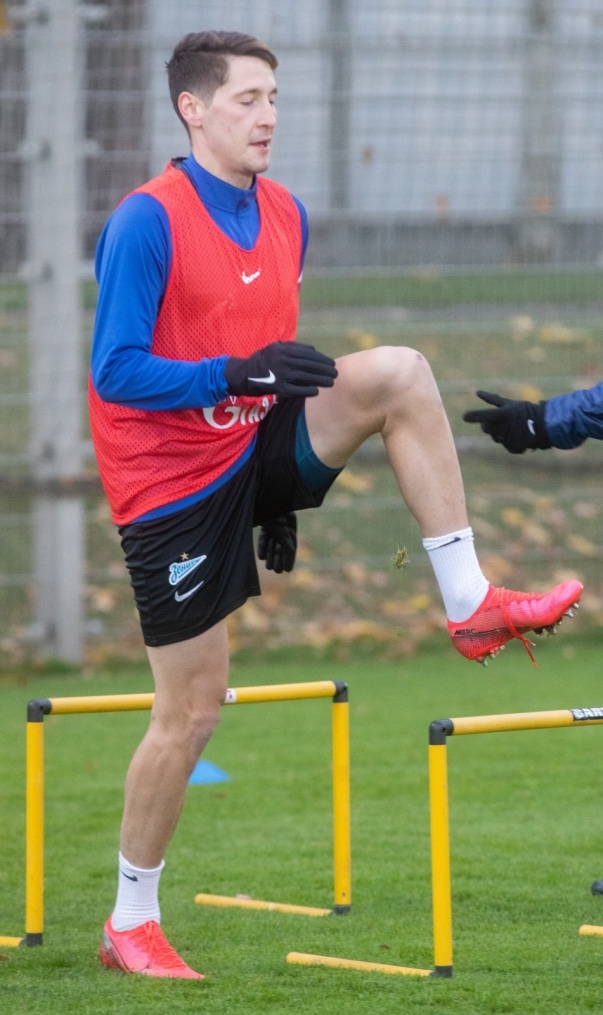 Тренировка «Зенита» перед матчем с «Сочи»