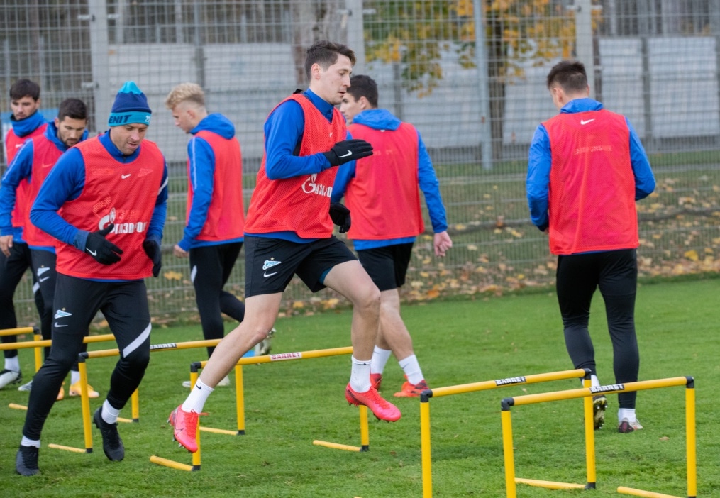Тренировка «Зенита» перед матчем с «Сочи»
