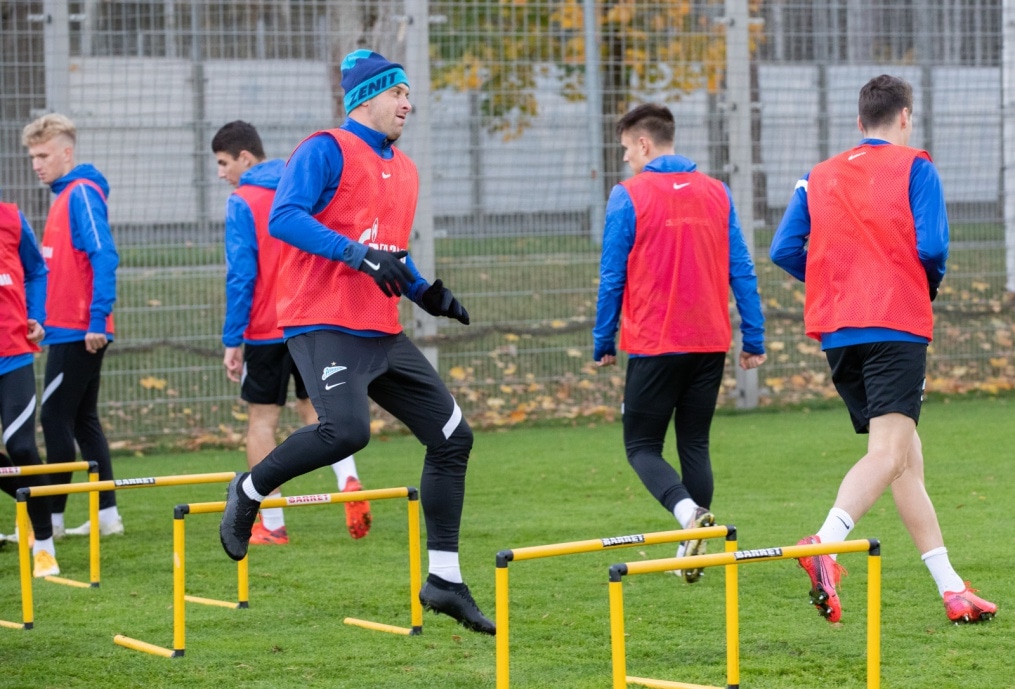 Тренировка «Зенита» перед матчем с «Сочи»