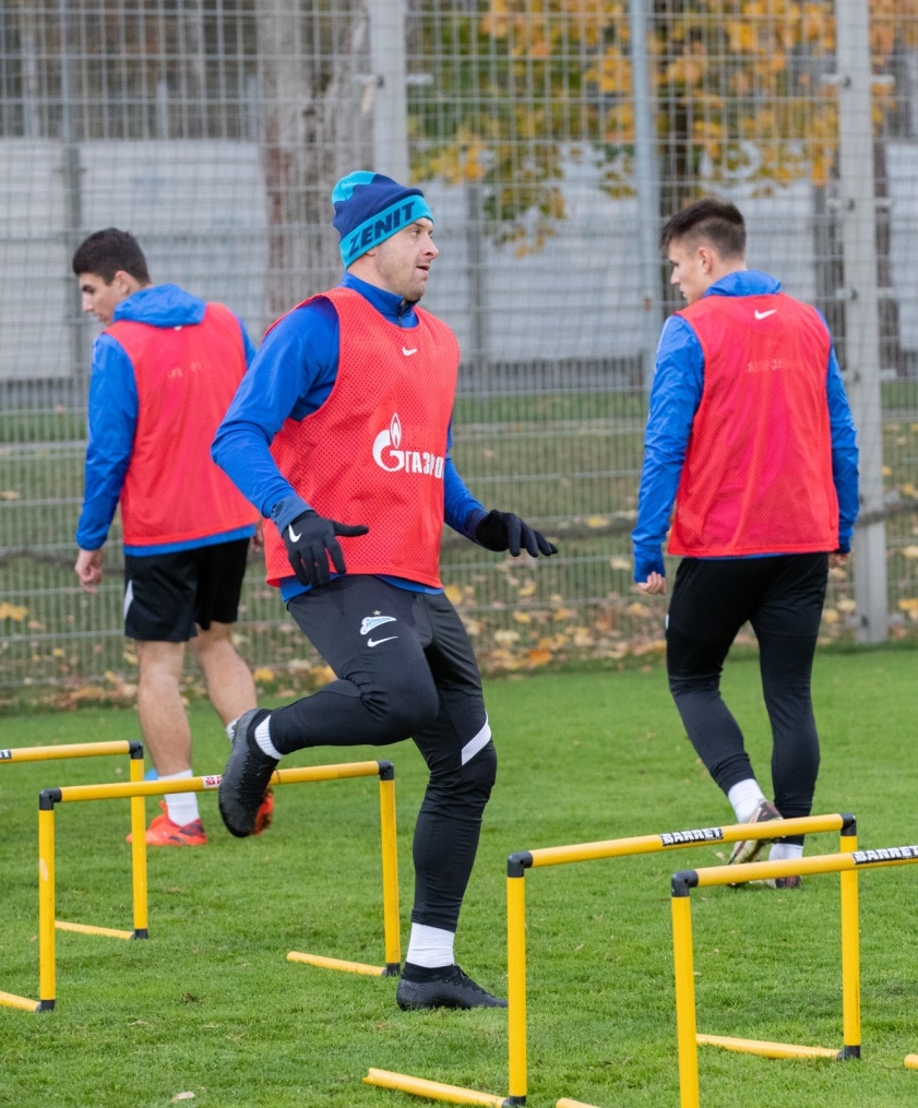 Тренировка «Зенита» перед матчем с «Сочи»
