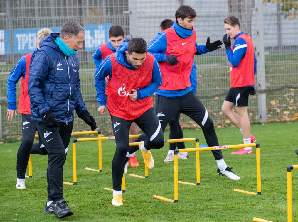 Тренировка «Зенита» перед матчем с «Сочи»