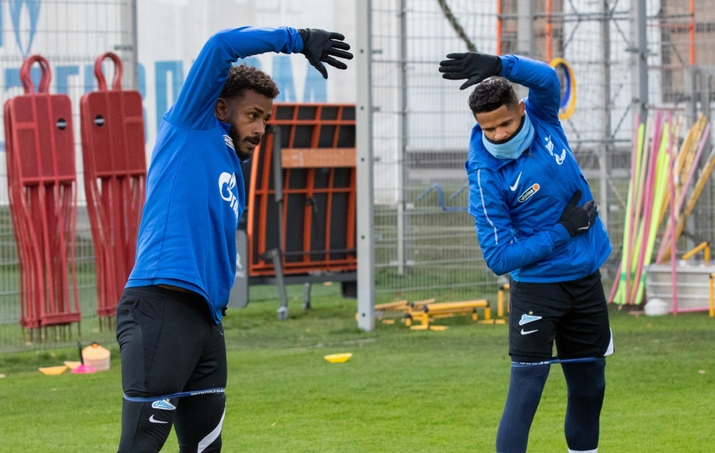 Тренировка «Зенита» перед матчем с «Сочи»