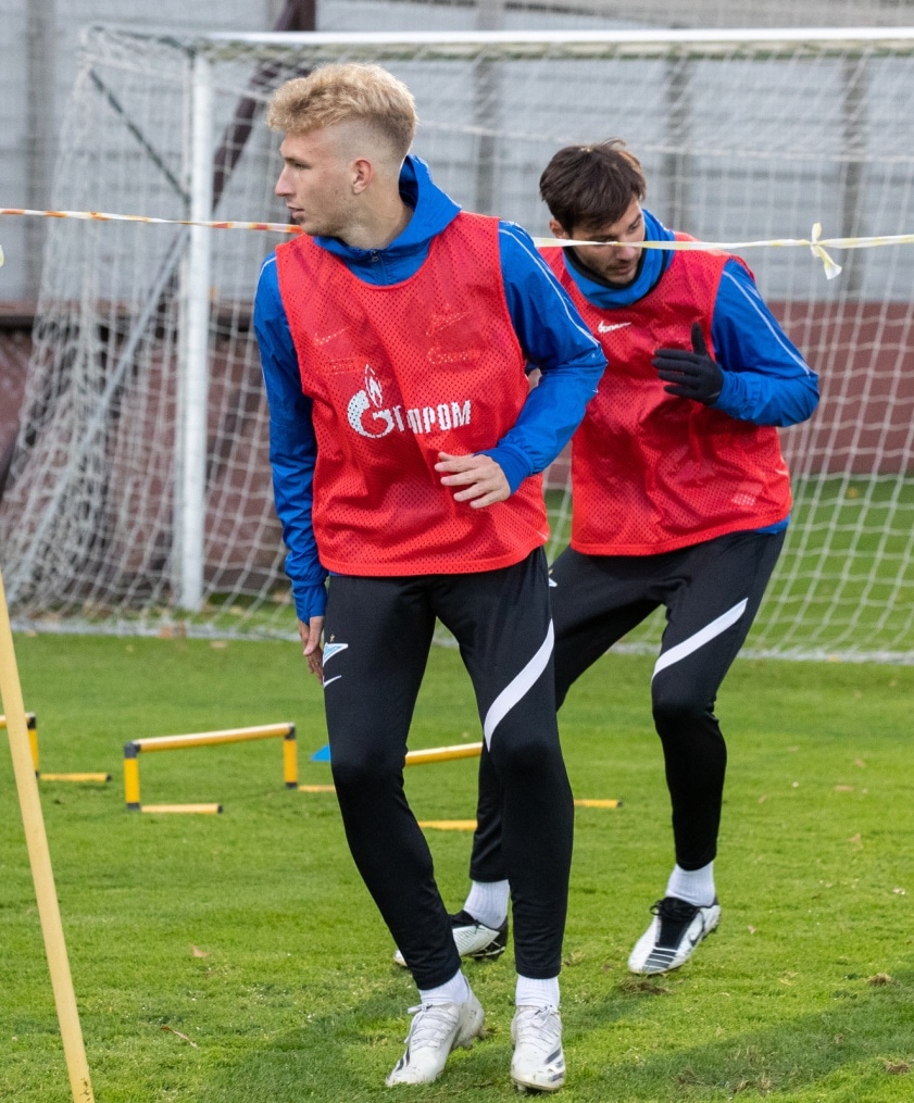 Тренировка «Зенита» перед матчем с «Сочи»